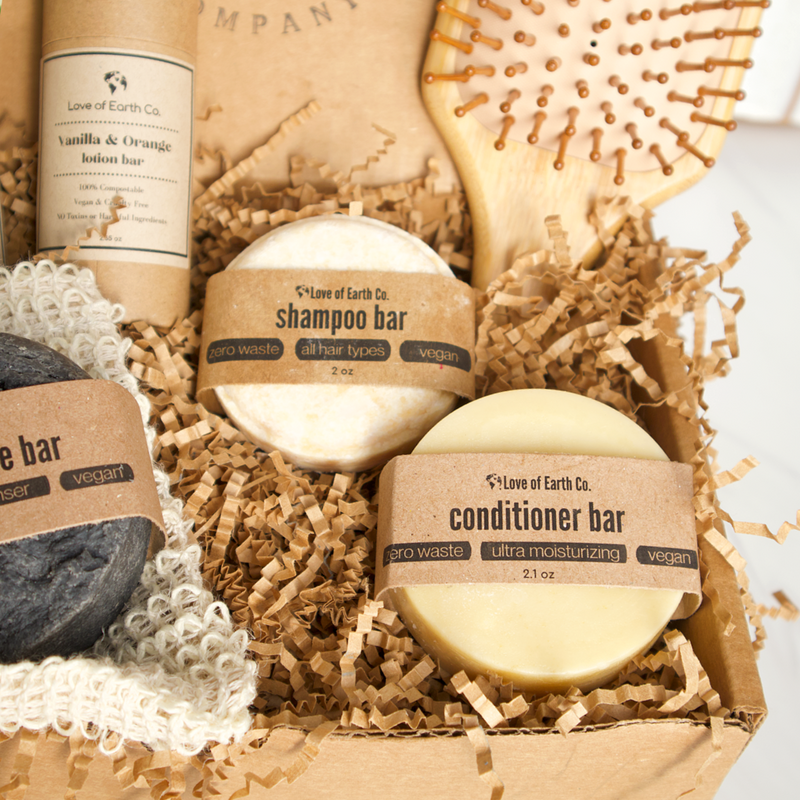 Love of Earth Co. June Box Light Goldenrod All Hair Types Box,Curly Hair Box