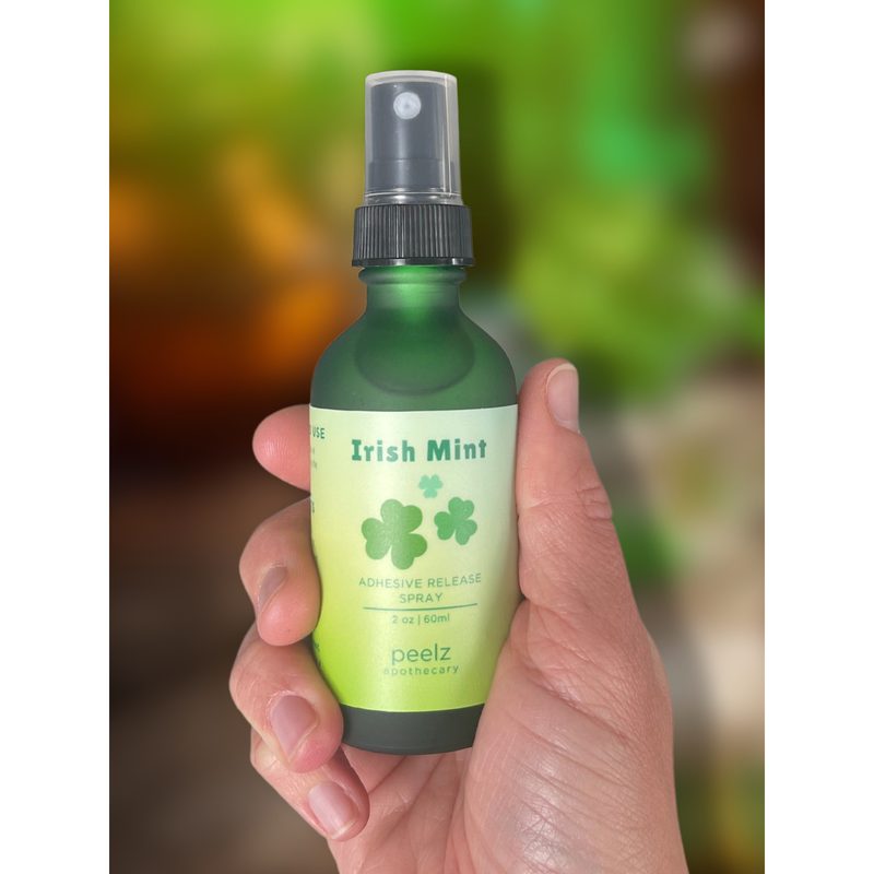 Peelz Irish Mint Adhesive Release Spray - Limited Edition Body Sprays and mists Rosy Brown