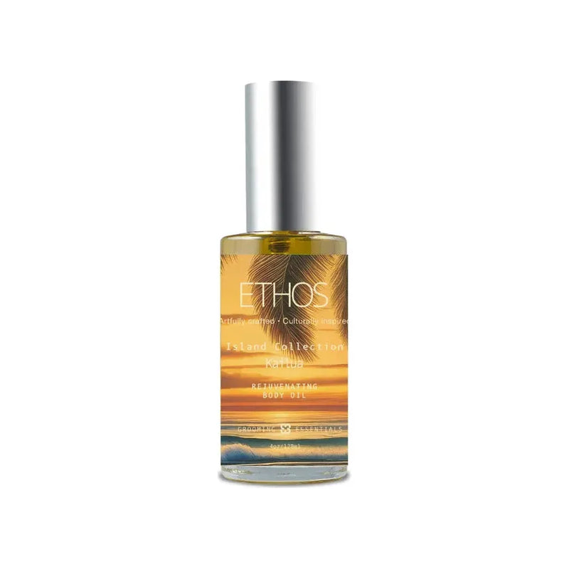 Ethos Grooming Essentials Ethos Grooming Essentials Kailua Rejuvenating Body Oil 4 Oz Body Oil Dark Khaki