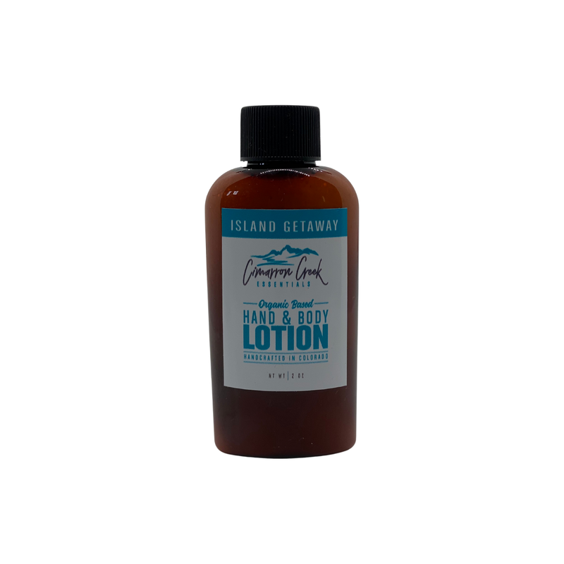 Cimarron Creek Essentials Island Getaway Organic Hand & Body Lotion Lotion & Moisturizer Dark Slate Gray 2oz