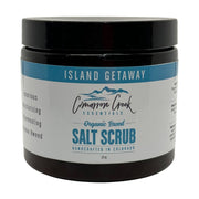 Cimarron Creek Essentials Island Getaway Organic Salt Scrub Bath & Body Slate Gray Island Getaway (Seasonal) / 22oz