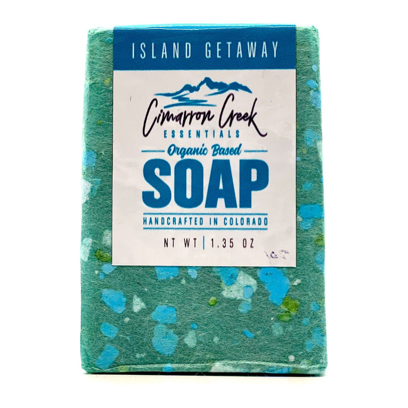 Cimarron Creek Essentials Island Getaway Organic Bar Soap 5.4oz Bath & Body Sea Green Travel