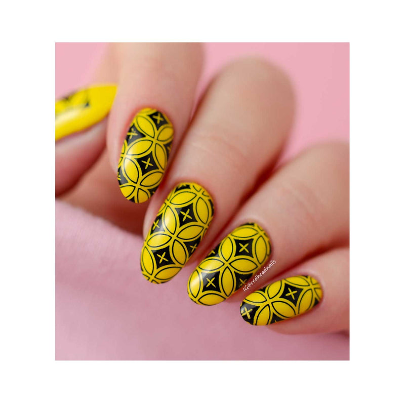 UberChic Beauty Isn't it Romantique Stamping Plate Rosy Brown