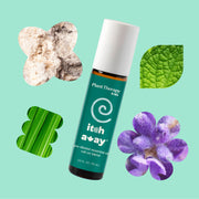 Plant Therapy Itch Away Essential Oil Pre-Diluted Roll-On Essential Oil Powder Blue 10 mL