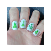 UberChic Beauty It's Beginning To Look A Lot Like Christmas (Christmas-06) Stamping Plate Dark Gray
