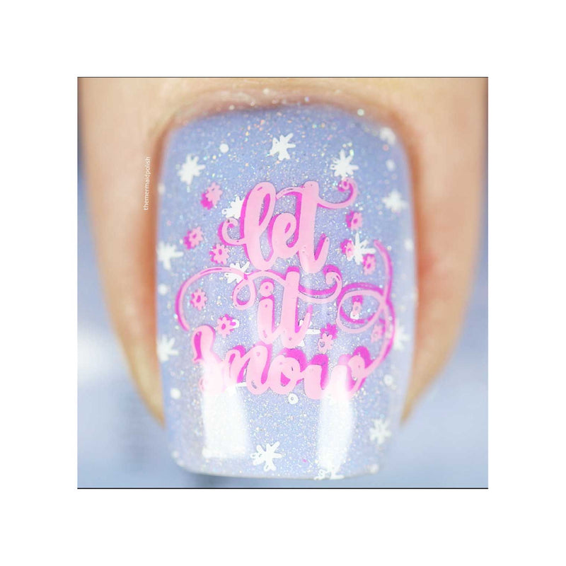 UberChic Beauty It's Beginning To Look A Lot Like Christmas (Christmas-06) Stamping Plate Thistle