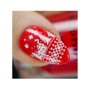 UberChic Beauty It's Beginning To Look A Lot Like Christmas (Christmas-06) Stamping Plate Brown