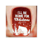 UberChic Beauty It's Beginning To Look A Lot Like Christmas (Christmas-06) Stamping Plate Gray