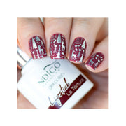 UberChic Beauty It's Beginning To Look A Lot Like Christmas (Christmas-06) Stamping Plate Light Gray