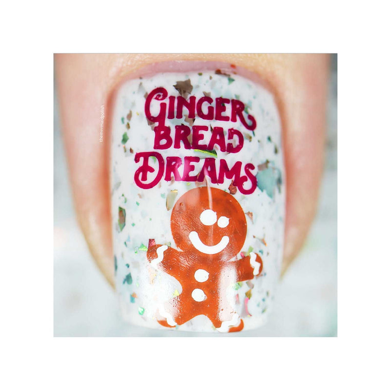 UberChic Beauty It's Beginning To Look A Lot Like Christmas (Christmas-06) Stamping Plate Light Gray