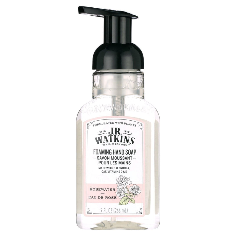 J.R. Watkins J.R. Watkins Rosewater Foaming Hand Soap 9 oz Foaming Hand Soap Dark Slate Gray