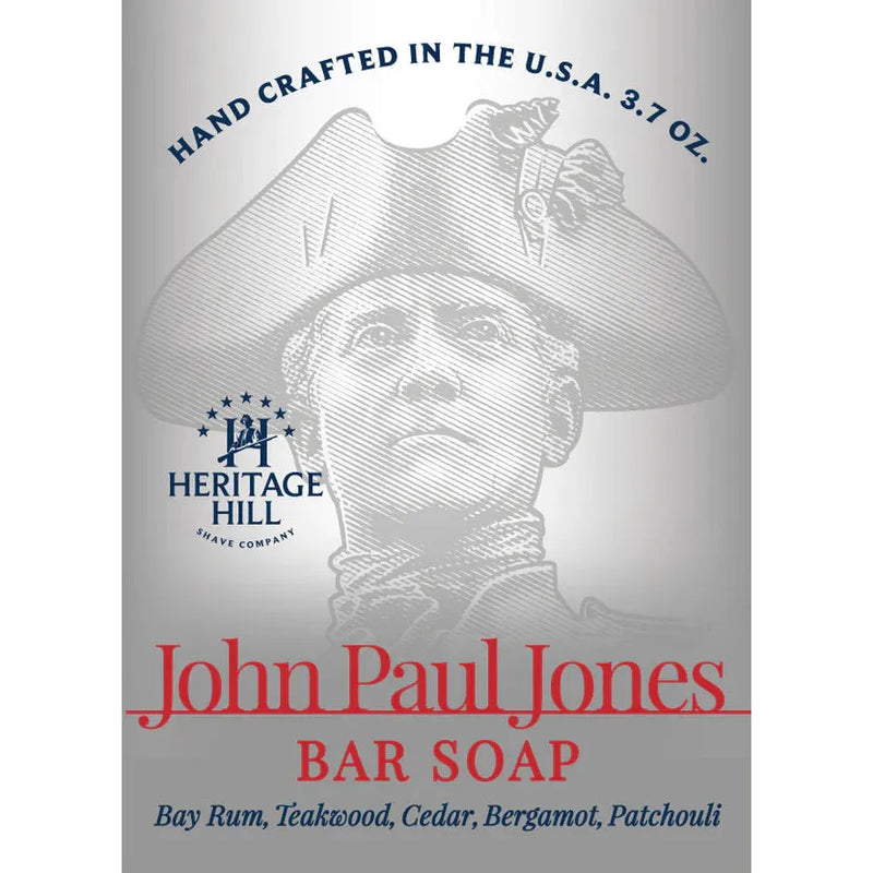 Heritage Hill Heritage Hill Jhon Paul Jones Bar Soap 4 Oz Bar Soap Light Gray