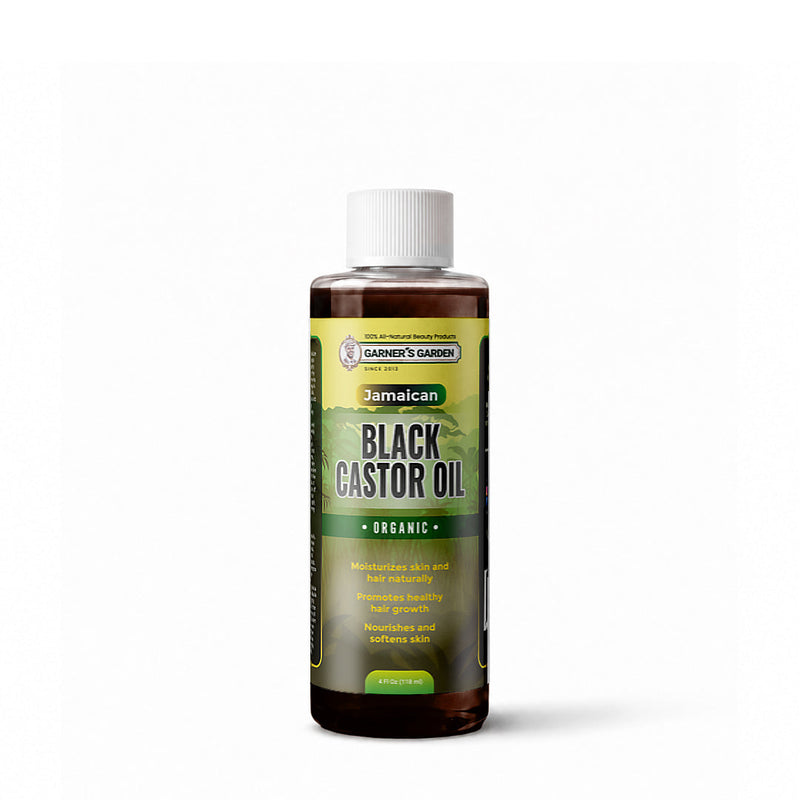 Garner's Garden Jamaican Black Castor Seed Oil | Organic Jamaican Black Castor Oil White Smoke 4oz JBCO