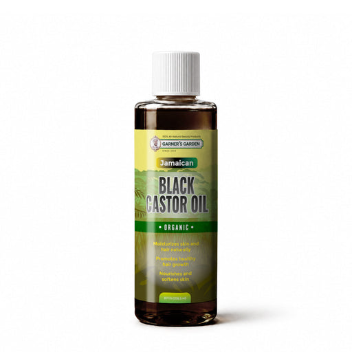 Garner's Garden Jamaican Black Castor Seed Oil | Organic Jamaican Black Castor Oil White Smoke 8oz JBCO