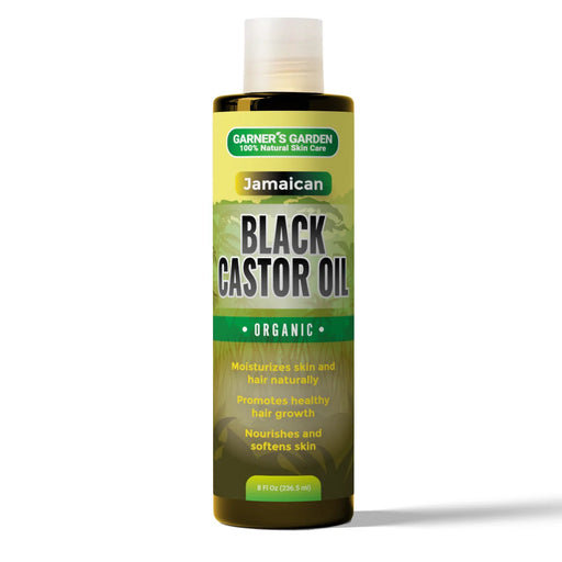 Garner's Garden Jamaican Black Castor Seed Oil | Organic Jamaican Black Castor Oil White Smoke 2oz JBCO,4oz JBCO,8oz JBCO