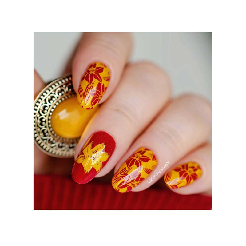 UberChic Beauty Japanese Motif Stamping Plate Tan