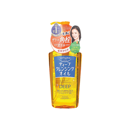 AsiaBeautyMall Kose Softymo Deep Cleansing Oil Cleansing Oil Black