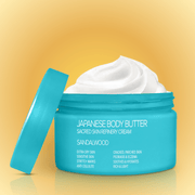Onsen Secret Japanese Body Butter Body Cream Sandy Brown 255ml Sandalwood