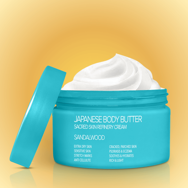 Onsen Secret Japanese Body Butter Body Cream Sandy Brown 255ml Sandalwood
