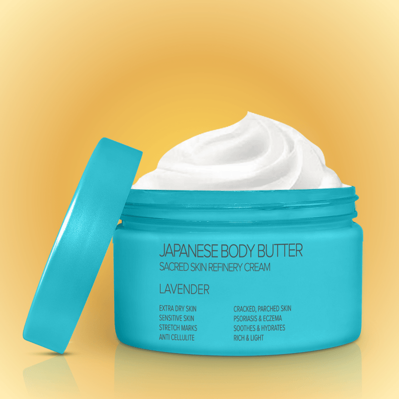 Onsen Secret Japanese Body Butter Body Cream Sandy Brown 255ml Lavender