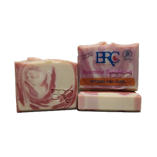 By Robin Creations Jasmine Gardenia Natural Artisan Bar Soap Bar Soap Dim Gray 1 Bar,4 Bars