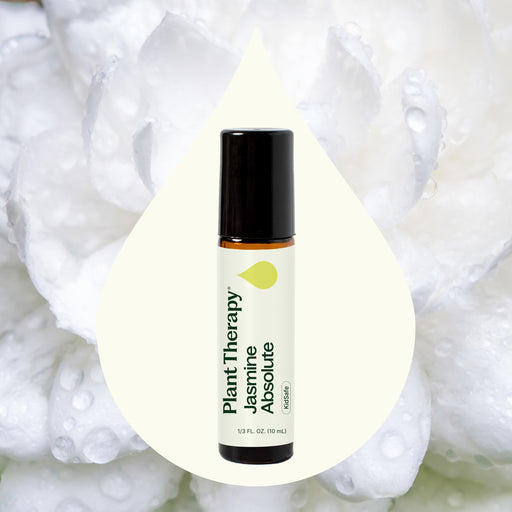 Plant Therapy Jasmine Sambac Pure Absolute Pre-Diluted Roll-On Essential Oil Lavender 10 mL