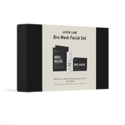 JAXON LANE Bro Mask Facial Set - Ready, Set, Glow Gift Box Light Gray