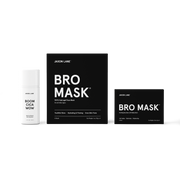 JAXON LANE Bro Mask Facial Set - Ready, Set, Glow Gift Box Black