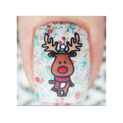 UberChic Beauty Jingle All The Way, (Christmas-05) Stamping Plate Light Gray