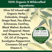COLEHERBALS LLC 10 - Dr. Cole's Organic Jock Itch Ointment Herbal Lemon Chiffon