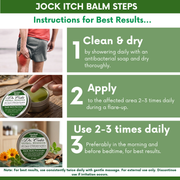 COLEHERBALS LLC 10 - Dr. Cole's Organic Jock Itch Ointment Herbal Slate Gray