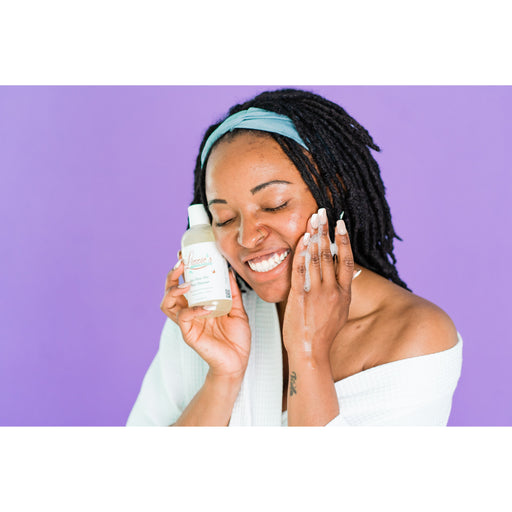 Lizzie's All-natural Products You Glow Girl Facial Cleanser Plum 8 oz,2 oz. Travel Size