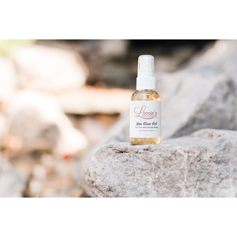 Lizzie's All-natural Products You Glow Girl Facial Toner Light Gray