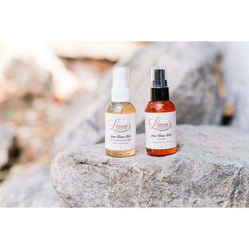 Lizzie's All-natural Products You Glow Girl Toner & Serum Duo Light Gray