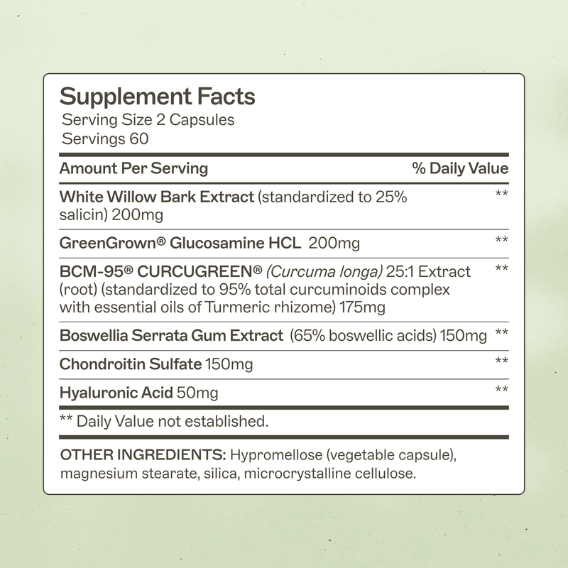 AMMD Joint Support Complex Supplement White Smoke