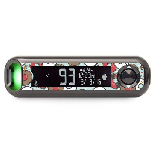 Peelz Jolly Donuts Bayer Contour© Next One Glucometer Peelz/Stickers Dark Slate Gray