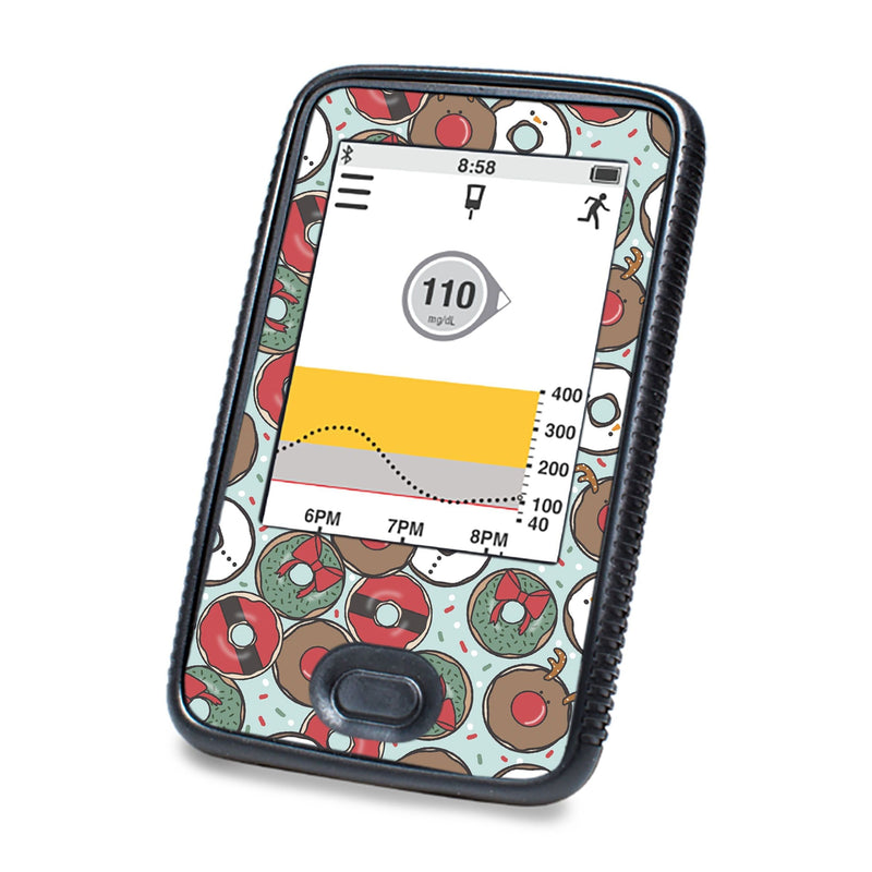 Peelz Jolly Donuts DEXCOM G6 Touchscreen Receiver Peelz/Stickers White Smoke