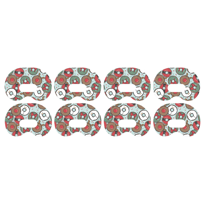 Peelz Jolly Donuts Medtronic Guardian Connect Patch Tape - Pump Peelz Patch Medical Tape White Smoke 4-Pack Medtronic CGM Tape