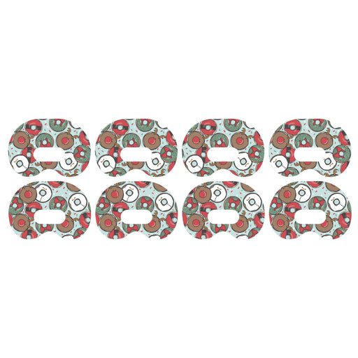 Peelz Jolly Donuts Medtronic Guardian Connect Patch Tape - Pump Peelz Patch Medical Tape White Smoke 4-Pack Medtronic CGM Tape