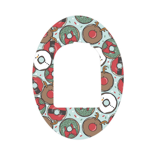 Peelz Jolly Donuts Pod Patch Tape - Pump Peelz Patch Medical Tape White Smoke 1-Pack Omnipod Tape