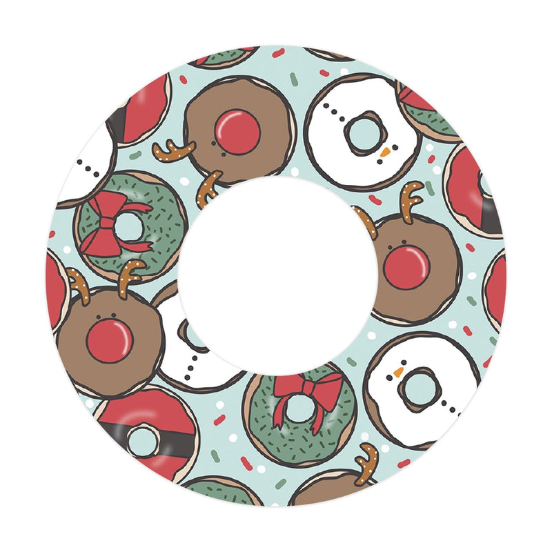 Peelz Jolly Donuts Patch  Tape Designed for the FreeStyle Libre 2 Patch Medical Tape White Smoke 1-Pack Libre