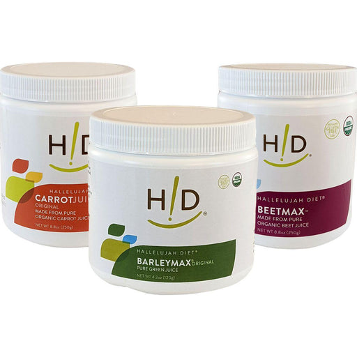 Hallelujah Diet Juice On The Go Kit Dehydrated Juice Powder Light Gray