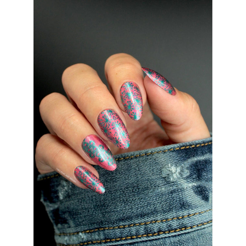UberChic Beauty Just for CLAWS Collection-01 Stamping Plate Dark Slate Gray