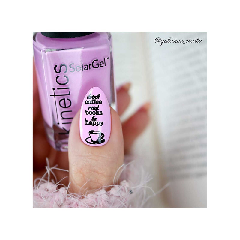 UberChic Beauty Just One More Chapter Stamping Plate Gray