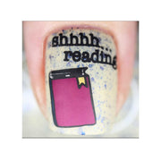 UberChic Beauty Just One More Chapter Stamping Plate Thistle