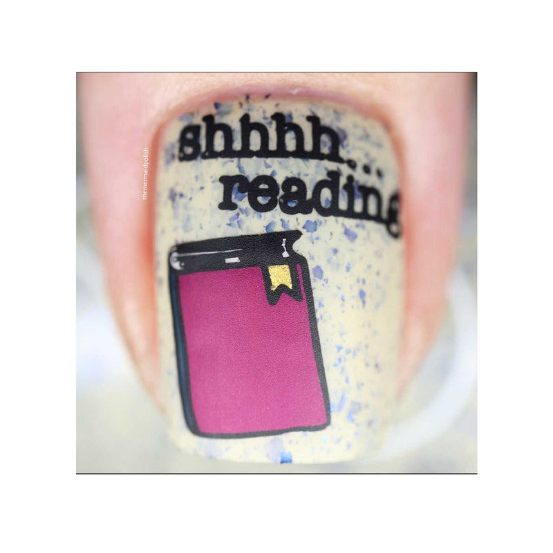 UberChic Beauty Just One More Chapter Stamping Plate Thistle