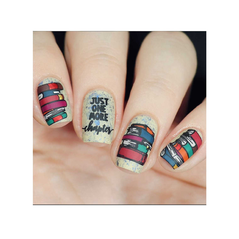 UberChic Beauty Just One More Chapter Stamping Plate Tan