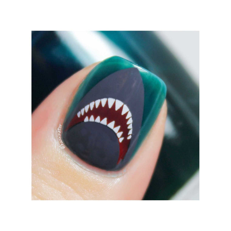 UberChic Beauty Just Beachy Stamping Plate Gray