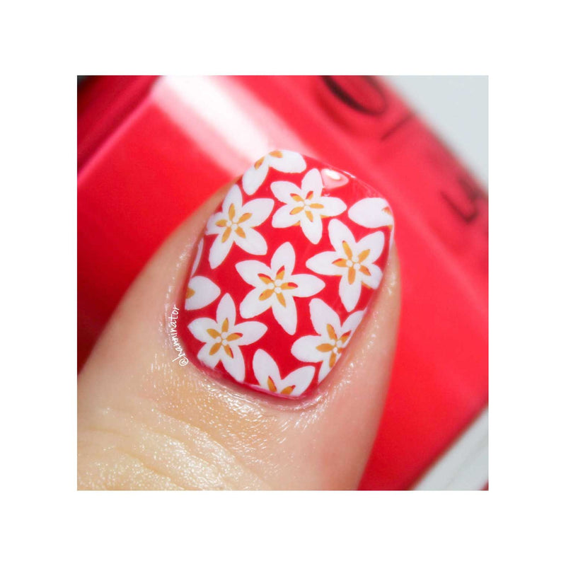 UberChic Beauty Just Beachy Stamping Plate Firebrick