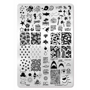 UberChic Beauty Just Beachy Stamping Plate Black